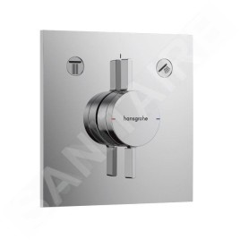 SANITINO - Set de douche avec mitigeur et corps encastré hansgrohe, accessoires kielle, chrome SANI21HHK001