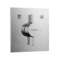 SANITINO - Set de douche avec mitigeur et corps encastré hansgrohe, accessoires kielle, chrome SANI21HHK001