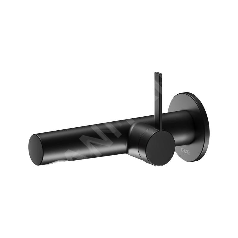 Keuco IXMO - Mitigeur de lavabo encastré, noir mat 59516370101