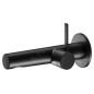 Keuco IXMO - Mitigeur de lavabo encastré, noir mat 59516370101