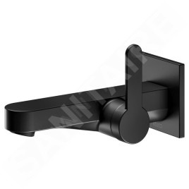 Keuco IXMO - Mitigeur de lavabo encastré, noir mat 59516370302