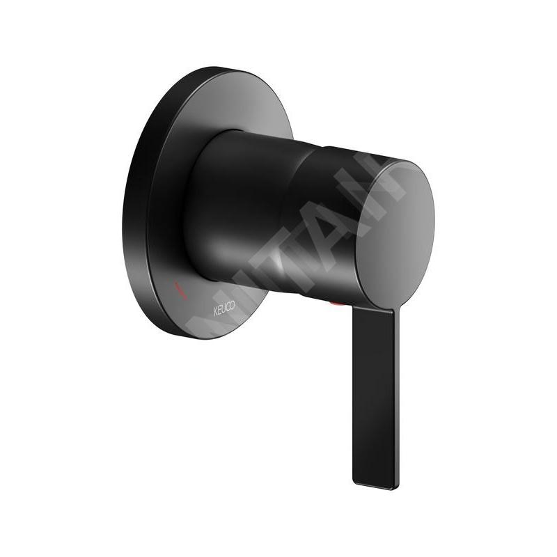 Keuco IXMO - Mitigeur de douche encastré, noir mat 59551379501