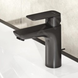 Kludi Pure&Style - Mitigeur de lavabo avec vidage, noir mat 402903975