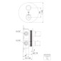 Steinberg 100 - Mitigeur thermostatique encastré pour 2 appareils, chrome 100 4133 3