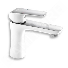 Novaservis Nobless Tina - Mitigeur de lavabo, blanc/chrome 38001/1,1