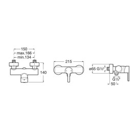 Roca Naia - Mitigeur de douche, chrome A5A2196C00