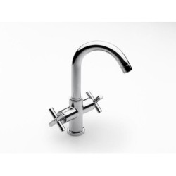 Roca Loft - Mitigeur de lavabo avec vidage, chrome A5A3043C00