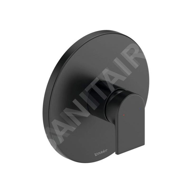 Duravit Tulum - Mitigeur de douche encastré, noir mat TU4210010046