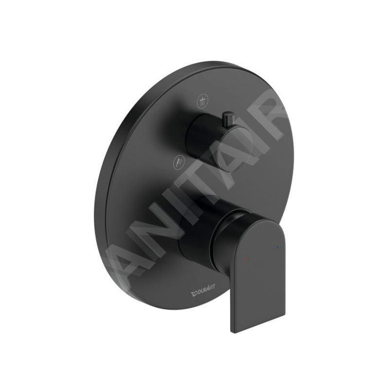 Duravit Tulum - Mitigeur encastré pour 2 sorties, noir mat TU4210012046