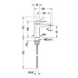 Duravit Tulum - Mitigeur d'évier, FreshStart, chrome TU1011002010