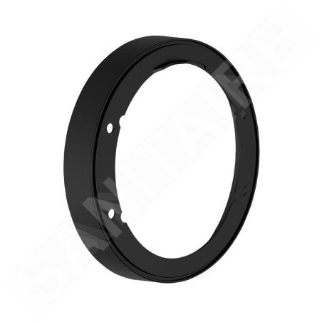 Hansgrohe Accessoires - Rosace de rallongement diamètre 150 mm, noir mat 13597670