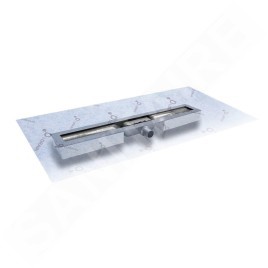 I-Drain Linear 54 - Caniveau de douche ABS avec étanchéité, longueur 600 mm IDABS4M06001X1