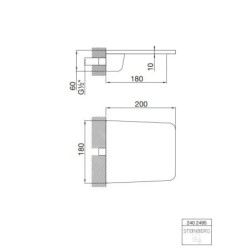 Steinberg 240 - Bonde de baignoire, chrome 240 2495