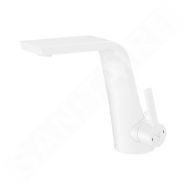 Steinberg 260 - Mitigeur de lavabo avec vidage, blanc mat 260 1000 1 W