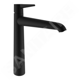 Laufen Pure - Mitigeur de lavabo, Eco+, noir mat HF901714428000