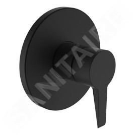 Laufen Pure - Mitigeur de douche encastré, noir mat HF901778428000
