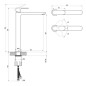 Ravak Eleganta - Mitigeur de lavabo, blanc mat X070254
