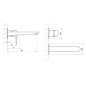 Ravak Eleganta - Mitigeur de lavabo encastré, 2 trous, blanc mat X070255