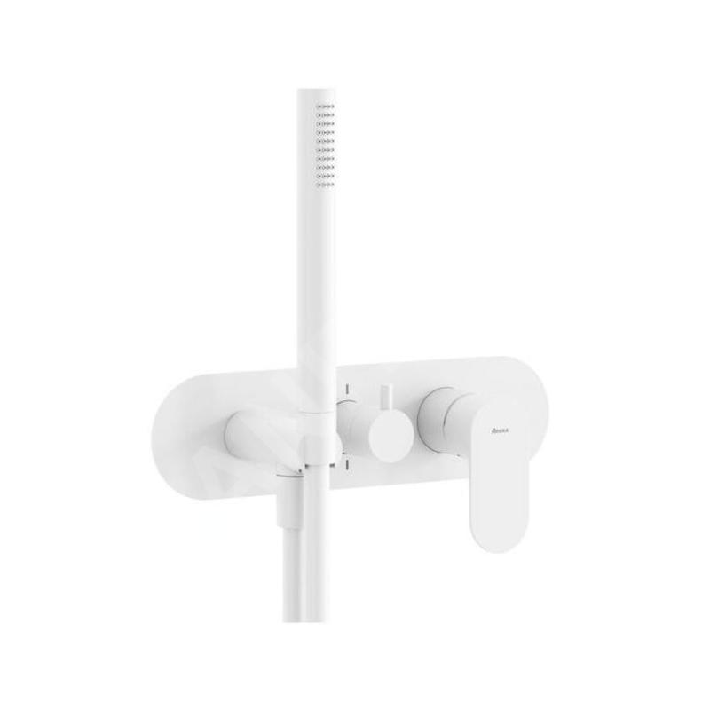 Ravak Eleganta - Mitigeur encastré 2 sorties, blanc mat X070263