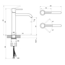 Ravak Espirit - Mitigeur de lavabo, blanc mat X070390
