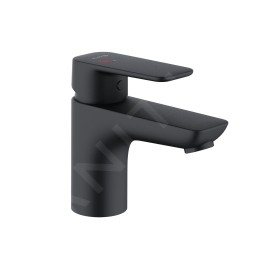 Kludi Pure&Style - Mitigeur de lavabo, EcoPlus, noir mat 403893975