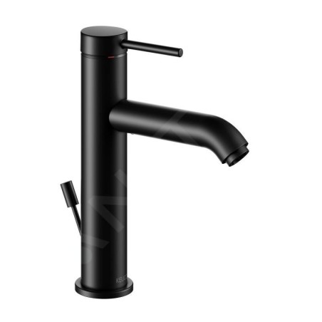 Keuco IXMO - Mitigeur de lavabo avec vidage, noir mat 59501372001