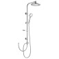 Aqualine Douches - Set de douche Zara sans mitigeur, 220 mm, 1 jet, chrome SL420