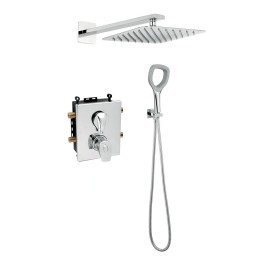 Novaservis Metalia Eco+ - Colonne de douche 250 ECO+ avec thermostat encastré, chrome SADAECO52RT