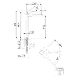 Steinberg 340 - Mitigeur de lavabo, chrome 340 1700