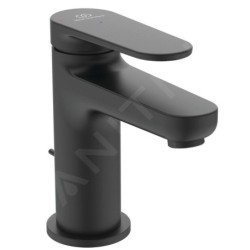 Ideal Standard Cerafine Nuovo - Mitigeur de lavabo avec bonde, BlueStart, noir soyeux BD767XG