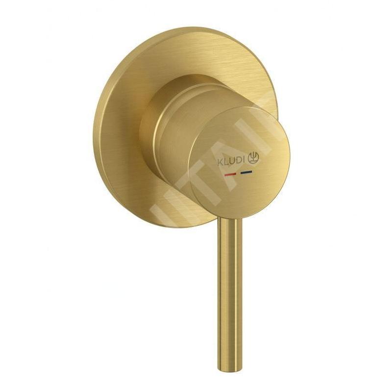 Kludi Bozz - Mitigeur de douche encastré, or brossé 38925N076