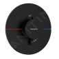 Hansgrohe ShowerSelect Comfort - Mitigeur thermostatique encastré, noir mat 15559670