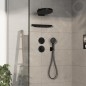 Hansgrohe ShowerSelect Comfort - Mitigeur thermostatique encastré, noir mat 15559670