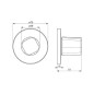 Hansa Signatur - Vanne encastrée Living, chrome 02288102