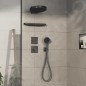Hansgrohe ShowerSelect Comfort - Mitigeur thermostatique encastré, chrome noir brossé 15574340