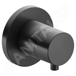 Keuco IXMO - Soupape encastrée pour 3 appareils, noir mat 59548371001
