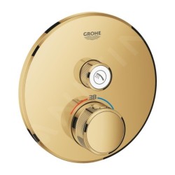 Grohe Grohtherm SmartControl - Mitigeur de douche thermostatique encastré avec 1 soupape, Cool Sunrise 29118GL0