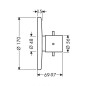 Axor Starck - Mitigeur thermostatique encastré, chrome 10710000