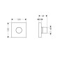 Axor ShowerCollection - Trio/Quattro, vanne encastrée, chrome 10932000