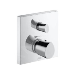Axor Starck Organic - Mitigeur thermostatique encastré avec vanne d’arrêt, chrome 12715000