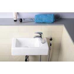 Sapho Robinetterie - Mitigeur de lavabo, avec douchette de bidet manuelle, chrome 1209-05