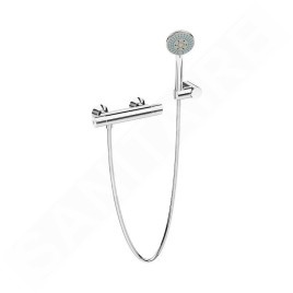 Jika Deep - Mitigeur thermostatique de douche avec pomme de douche, chrome H3331U70042711