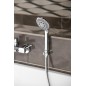 Aqualine Douches - Pomme de douche 100 mm, 3 jets, chrome SC105