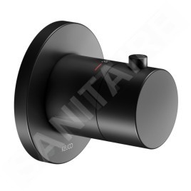 Keuco IXMO - Mitigeur thermostatique encastré, chrome noir 59553130001