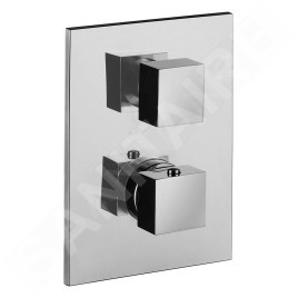 Paffoni Level - Mitigeur de douche thermostatique encastré, chrome LEQ513CR