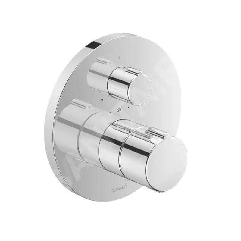 Duravit C.1 - Mitigeur thermostatique de douche encastré, chrome C14200016010