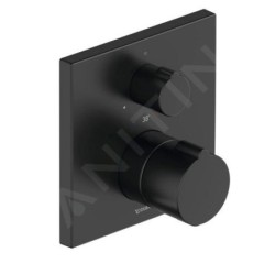 Duravit C.1 - Mitigeur thermostatique de douche encastré, noir mat C14200015046