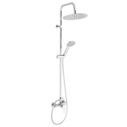Novaservis Nobless Tina - Set de douche avec robinetterie, raccord de douche par le haut, chrome SET041/38,0