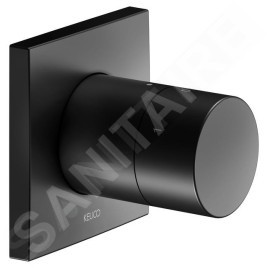 Keuco IXMO - Soupape encastrée pour 3 appareils, noir mat 59549370002