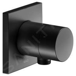 Keuco IXMO - Soupape encastrée pour 3 appareils, avec raccordement de douche, noir mat 59549370102